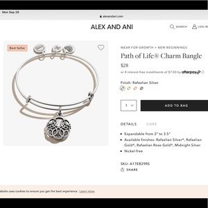 Path of Life Charm Bangle